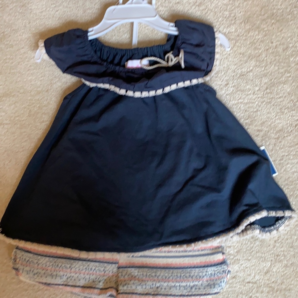Matching short sleeve and shorts